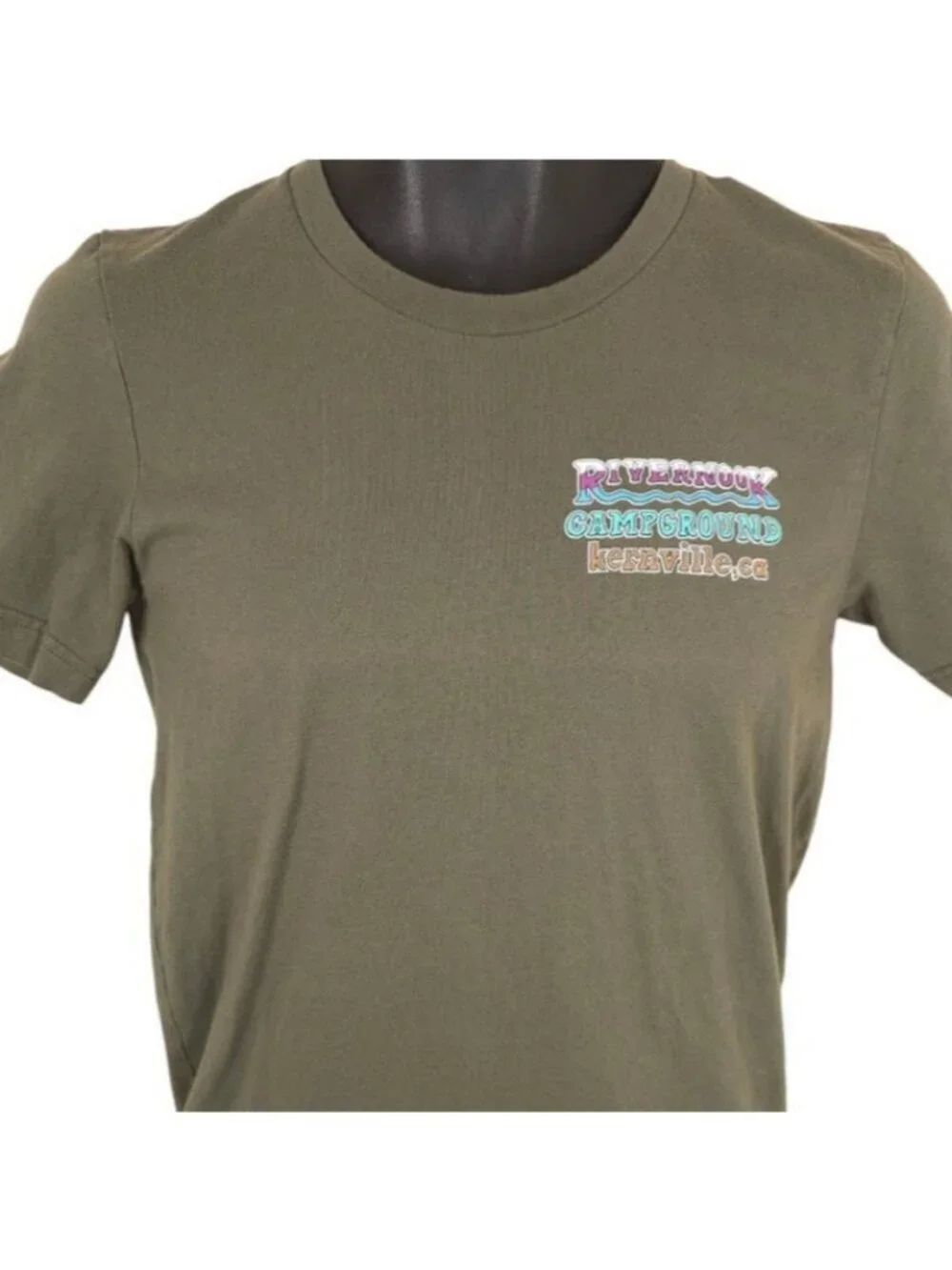 Rivernook Campground T Shirt Mens Size XS Green Kernville California Camping